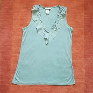 Brand New H&M Ruffle Vneck Top
